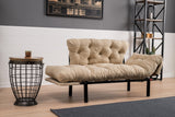 2-Sitzer-Schlafsofa Nitta Creme