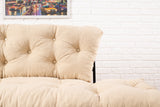 2-Sitzer-Schlafsofa Nitta Creme