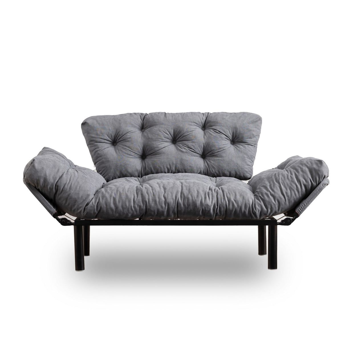 2-Sitzer-Schlafsofa Nitta Grey