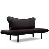 2-Sitzer-Schlafsofa Chatto Schwarz