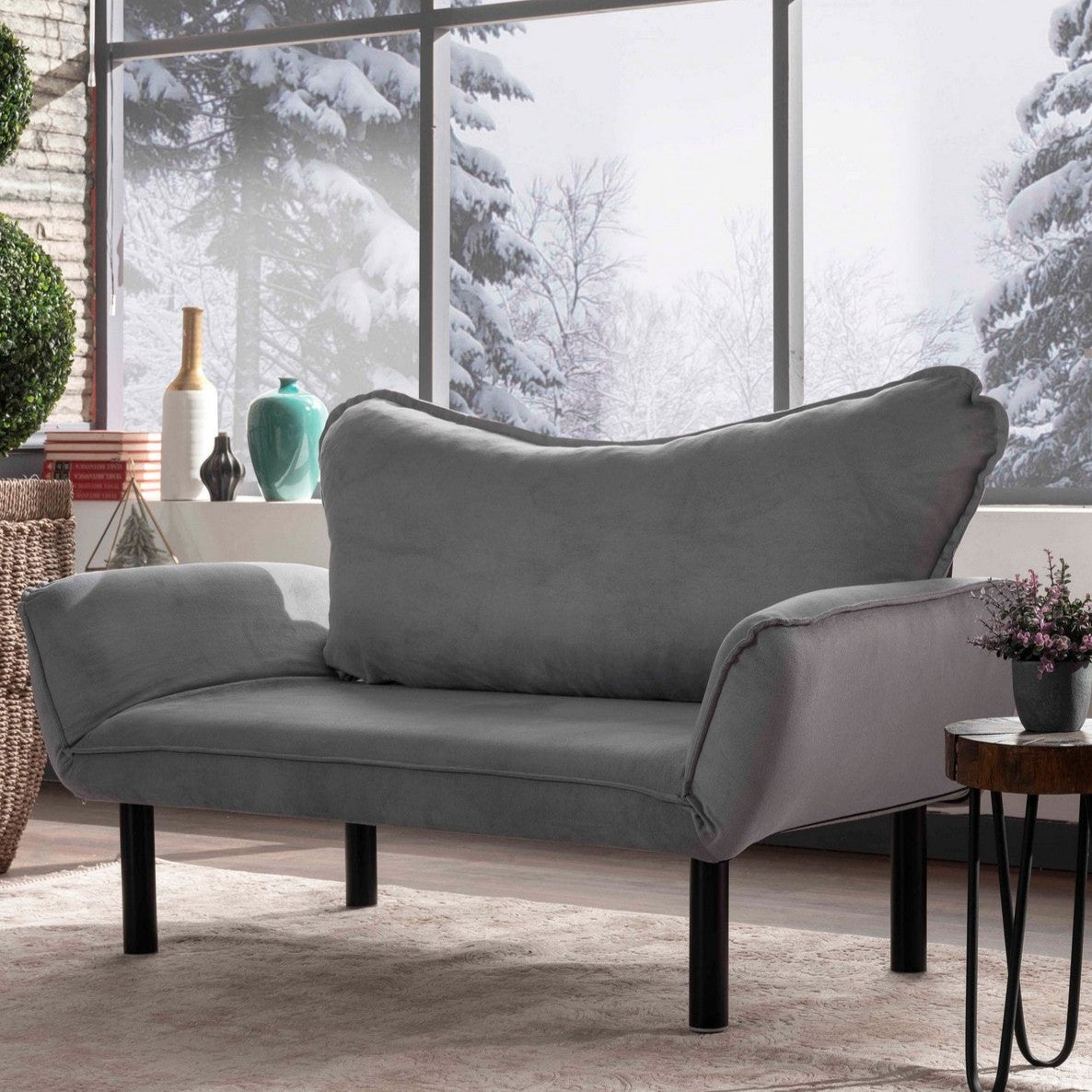 2-Sitzer-Schlafsofa Chatto Grey