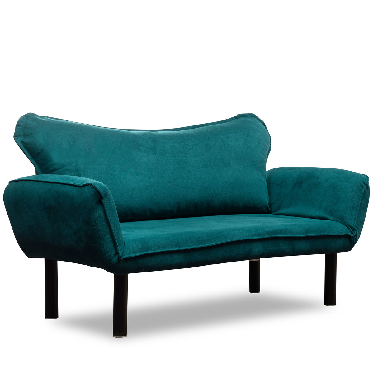 2-Sitzer-Schlafsofa Chatto Petrol Blue