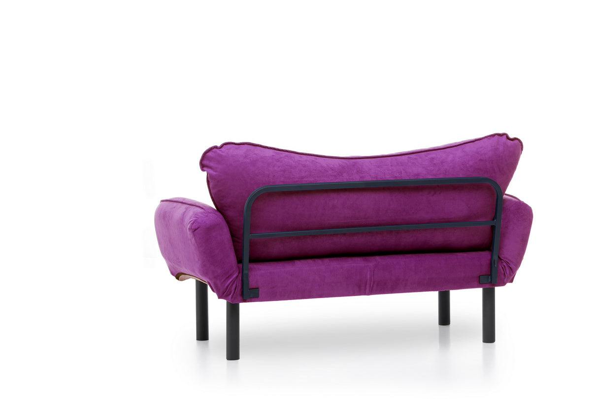 2-Sitzer-Schlafsofa Chatto Lila