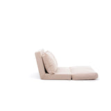 2-Sitzer-Schlafsofa Taida Creme