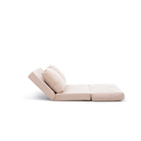 2-Sitzer-Schlafsofa Taida Creme