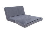 2-Sitzer-Schlafsofa Taida Grey