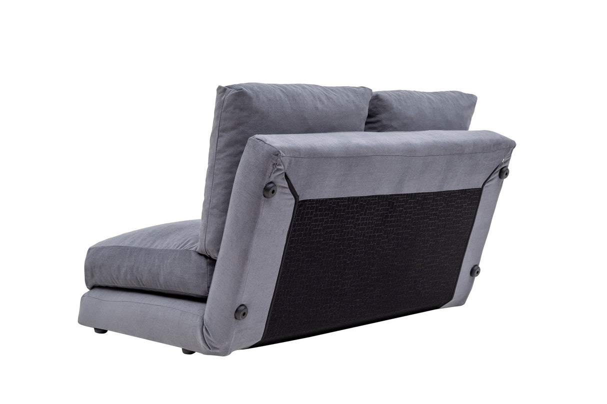 2-Sitzer-Schlafsofa Taida Grey