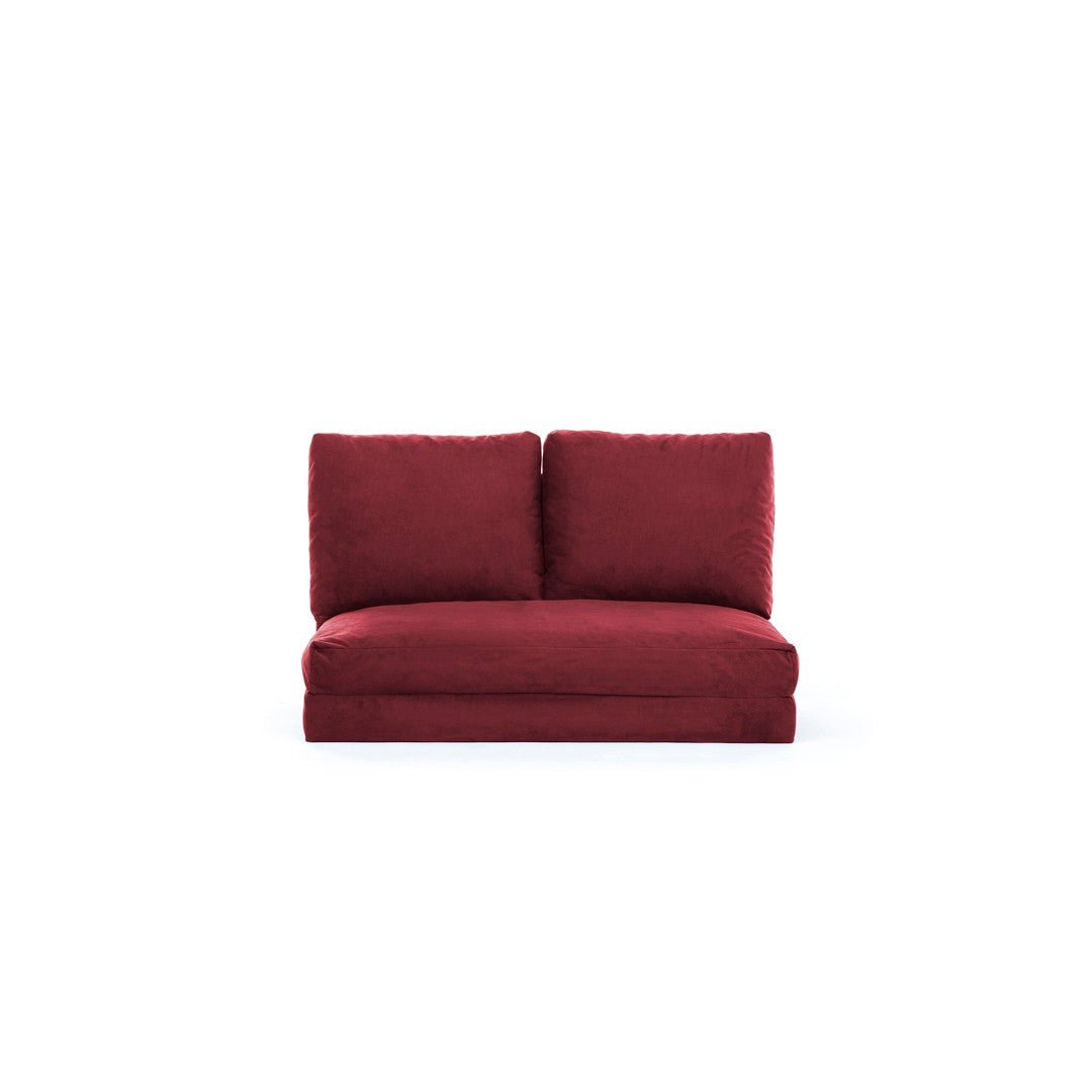 2-Sitzer-Schlafsofa Taida Maroon