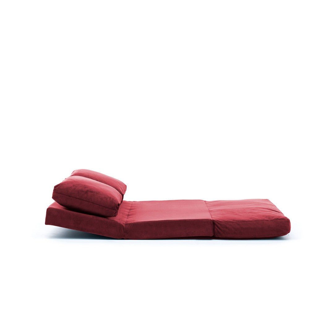 2-Sitzer-Schlafsofa Taida Maroon