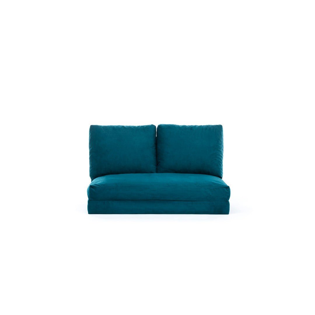 2-Sitzer-Schlafsofa Taida Petrol Green