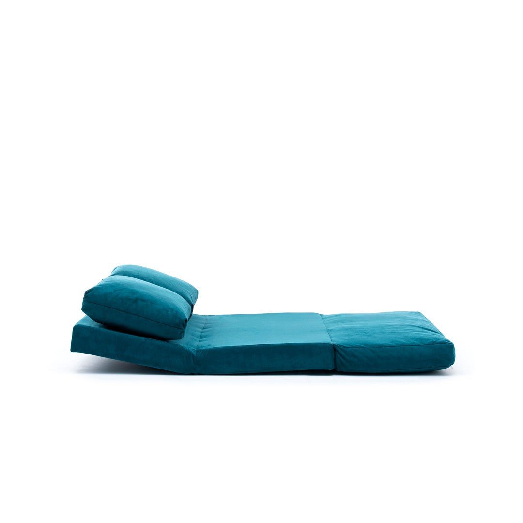 2-Sitzer-Schlafsofa Taida Petrol Green