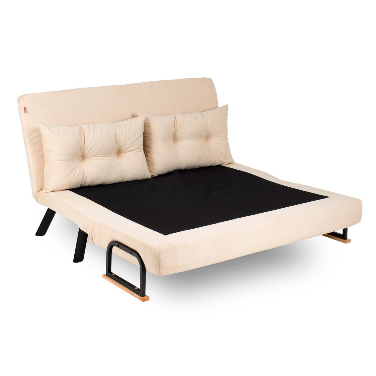 2-Sitzer-Schlafsofa Sando Creme