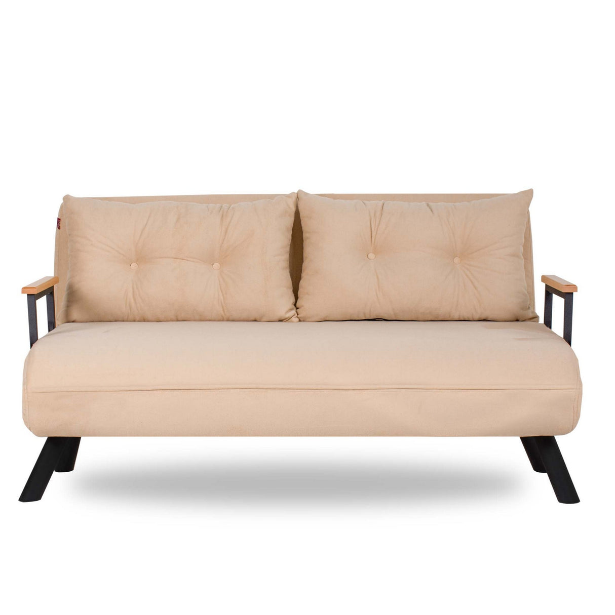 2-Sitzer-Schlafsofa Sando Creme