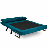 2-Sitzer-Schlafsofa Sando Petrol Green