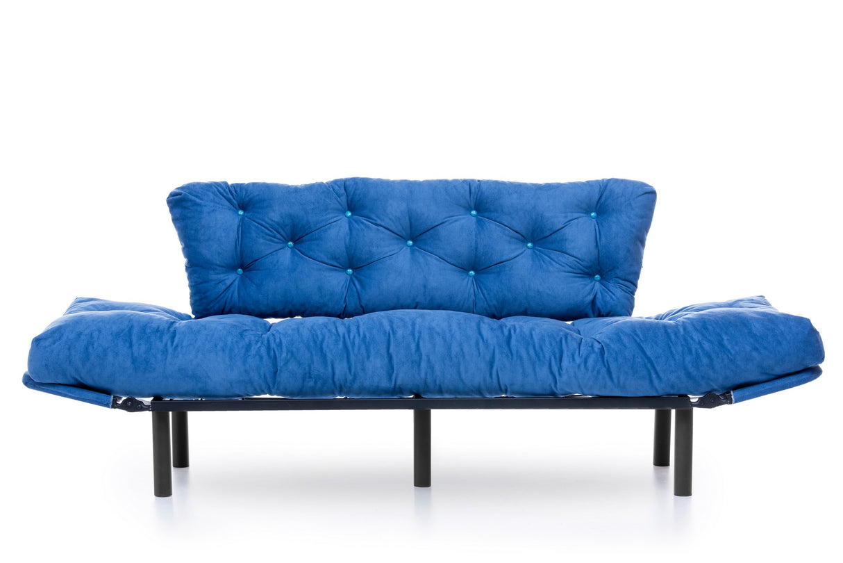 3-Sitzer-Schlafsofa Nitta Triple Blue