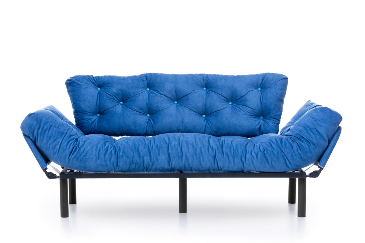 3-Sitzer-Schlafsofa Nitta Triple Blue