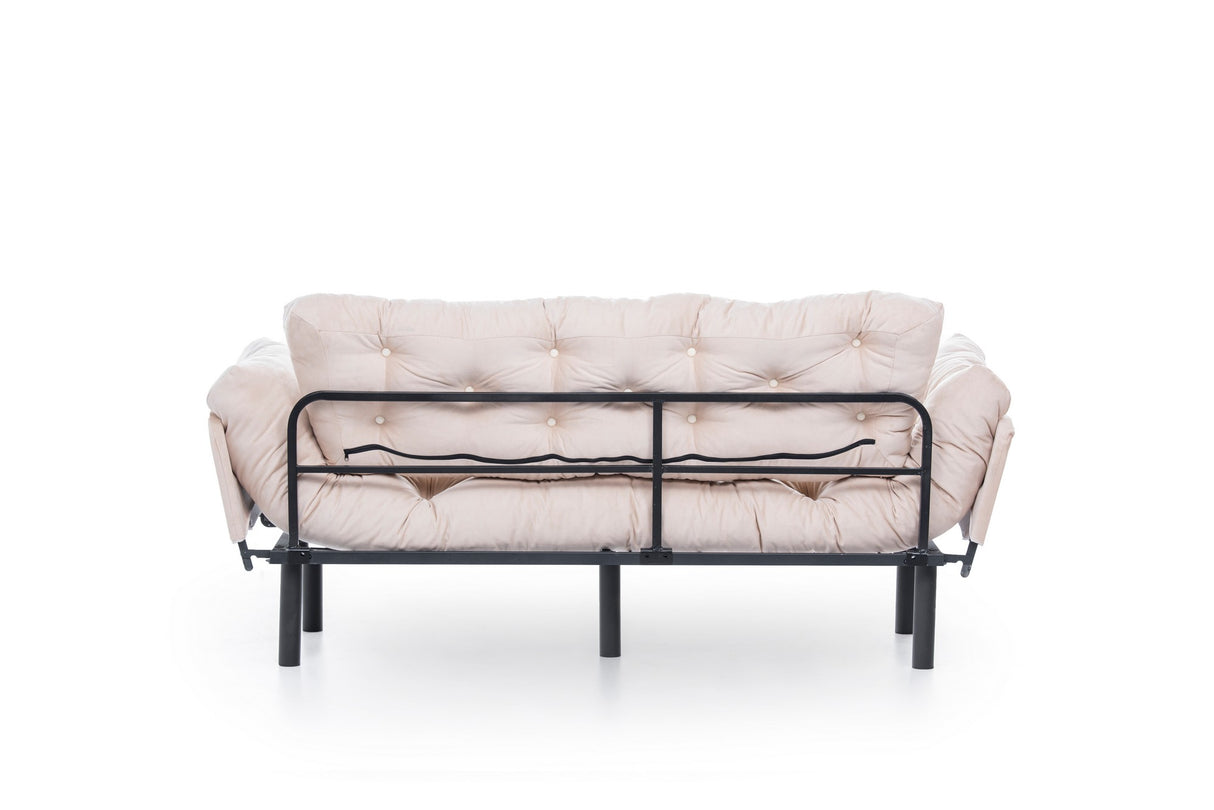 3-Sitzer-Schlafsofa Nitta Triple Cream