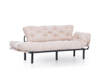 3-Sitzer-Schlafsofa Nitta Triple Cream