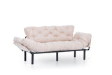 3-Sitzer-Schlafsofa Nitta Triple Cream