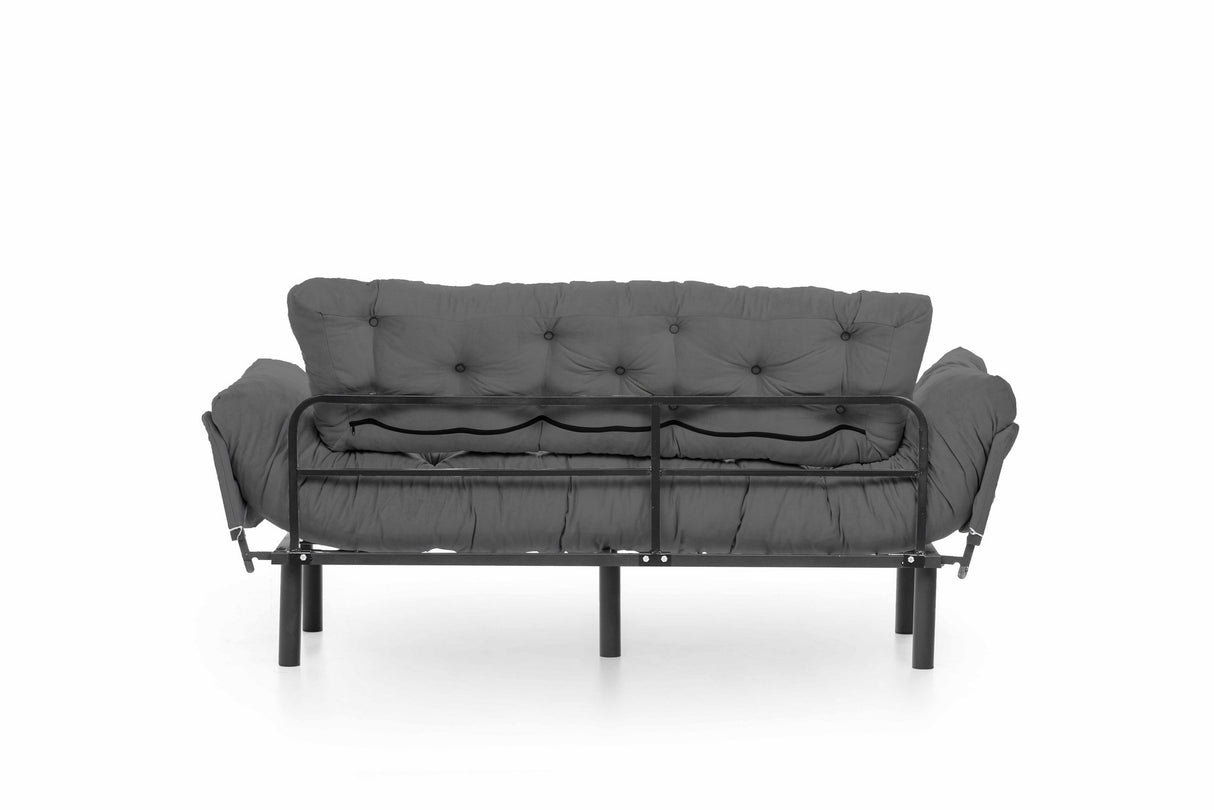 3-Sitzer-Schlafsofa Nitta Triple Grey