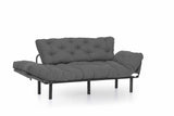 3-Sitzer-Schlafsofa Nitta Triple Grey