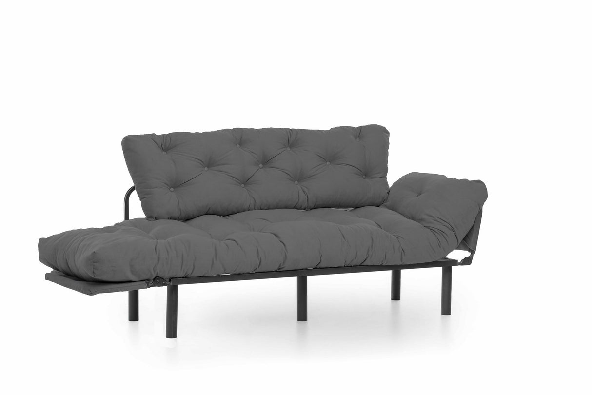 3-Sitzer-Schlafsofa Nitta Triple Grey