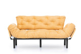 3-Sitzer-Schlafsofa Nitta Triple Senf