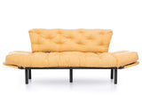 3-Sitzer-Schlafsofa Nitta Triple Senf