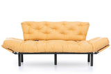 3-Sitzer-Schlafsofa Nitta Triple Senf