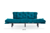 3-Sitzer-Schlafsofa Nitta Triple Petrol Green