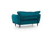 2-Sitzer-Schlafsofa Vino Daybed Petrol Green