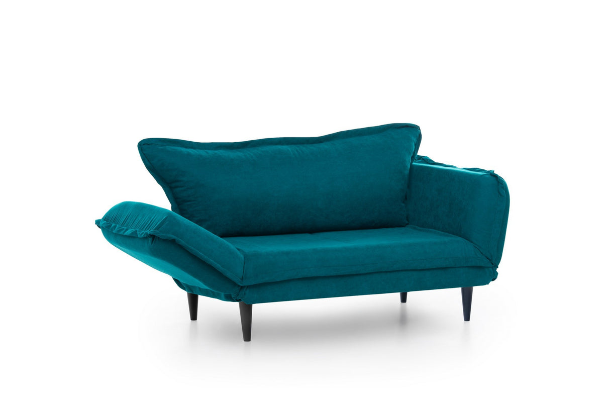 2-Sitzer-Schlafsofa Vino Daybed Petrol Green