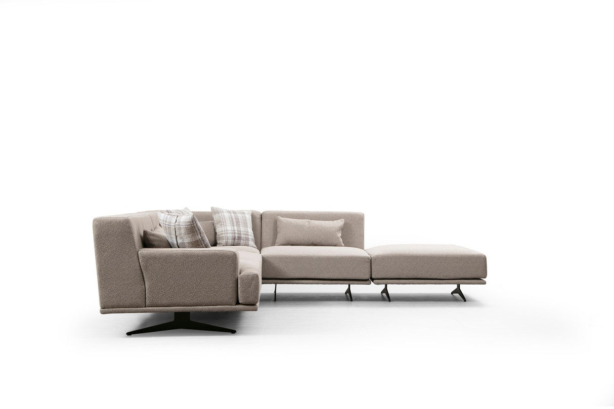 Ecksofa rechts Bentley Beige