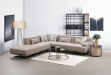 Ecksofa links Bentley Beige