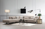 Ecksofa links Bentley Beige