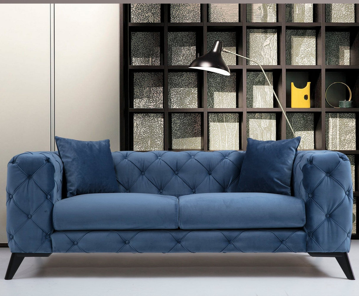 2-Sitzer-Sofa Como Blue