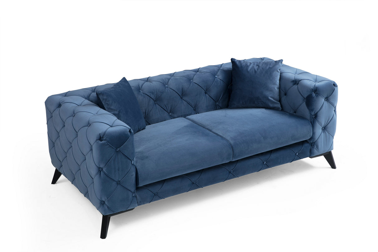 2-Sitzer-Sofa Como Blue