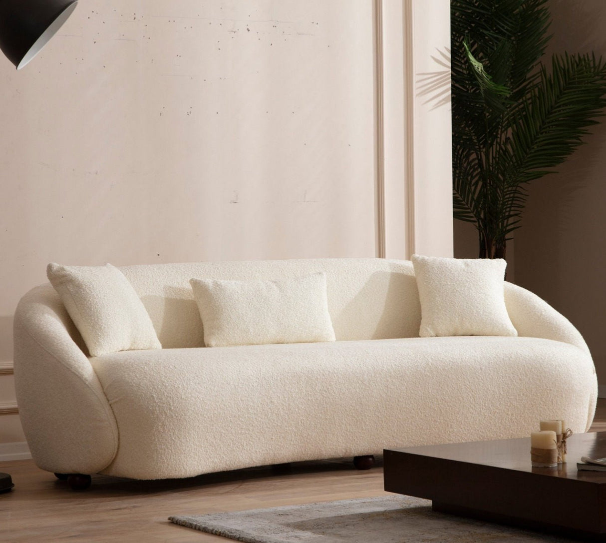 3-Sitzer-Sofa Napoli Creme