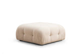 Modulare Bank 3sitzer mit Hocker Bubble Creme