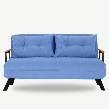 2-Sitzer-Schlafsofa Sando Blue