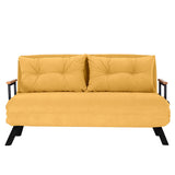 2-Sitzer-Schlafsofa Sando Senf