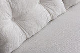 2-Sitzer-Schlafsofa Sando Creme