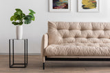 3-Sitzer-Schlafsofa Renge Creme