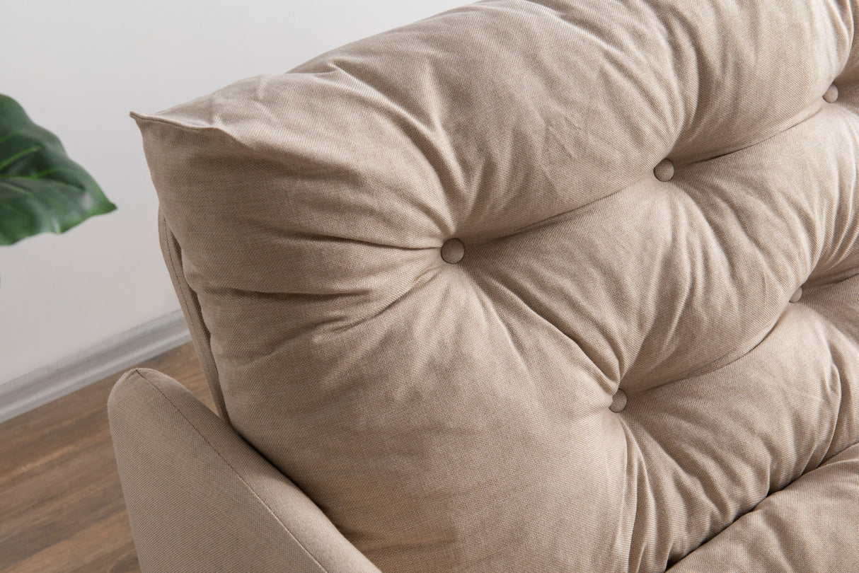 3-Sitzer-Schlafsofa Renge Creme