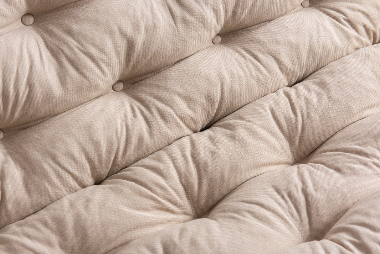 3-Sitzer-Schlafsofa Renge Creme