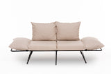 2-Sitzer-Schlafsofa Viper Creme