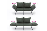 2-Sitzer-Schlafsofa Viper Green