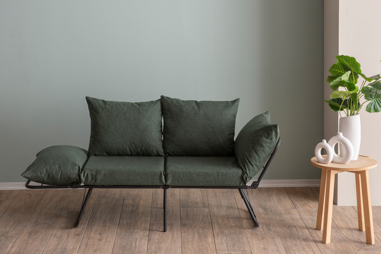 2-Sitzer-Schlafsofa Viper Green