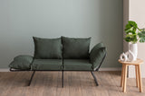 2-Sitzer-Schlafsofa Viper Green