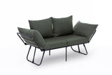 2-Sitzer-Schlafsofa Viper Green